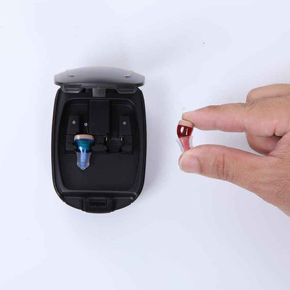 Sarah Express Rechargeable Hearing Amplifier - Invisible In-Ear Sound Aid with USB Charging