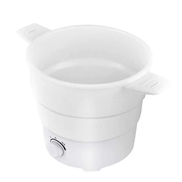 Sarah Express Portable Electric Mini Cooker - Multifunctional Rice Noodle Steamer for Dorm Travel White