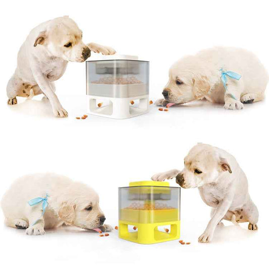 Sarah Express Interactive Dog Food Dispenser Toy - Slow Feeder Bowl with Anti-Slip Design for Dogs & Cats