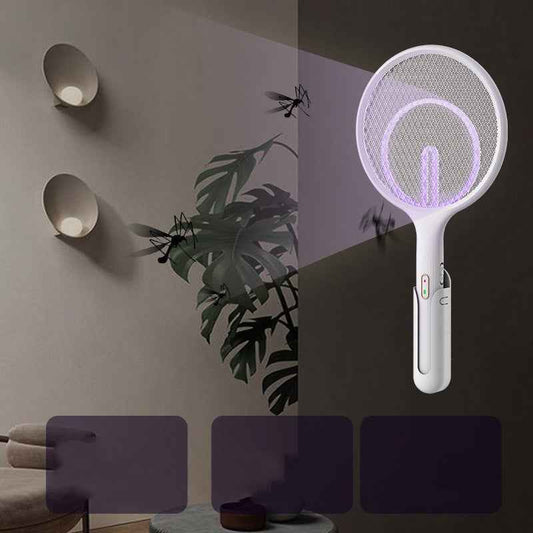 Sarah Express Rechargeable 2-in-1 Electric Mosquito Killer Lamp & Swatter