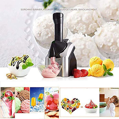 Automatic Ice Cream Maker Machine - Homemade Frozen Dessert Maker for Ice Cream, Sorbet & Frozen Yogurt