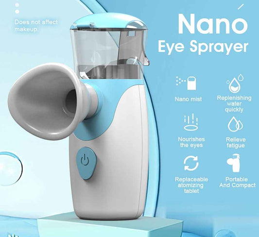 Sarah Express Nano Eye Mist Sprayer - Portable Face Steamer for Dry Eyes & Hydration