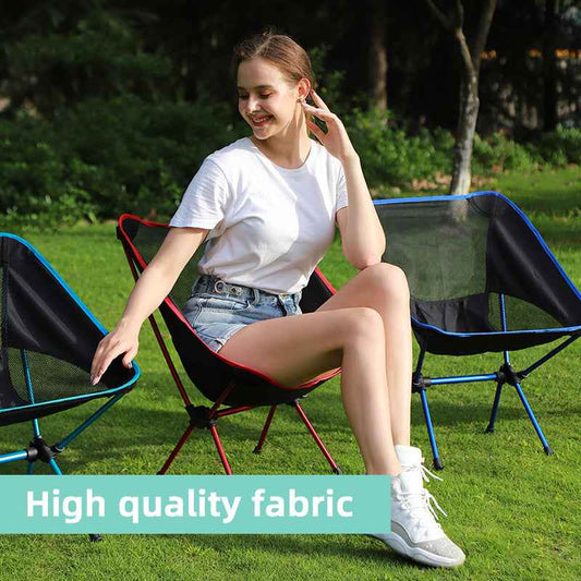 Sarah Express Portable Folding Camping Chair - Ultralight Outdoor Beach Backpack Chair