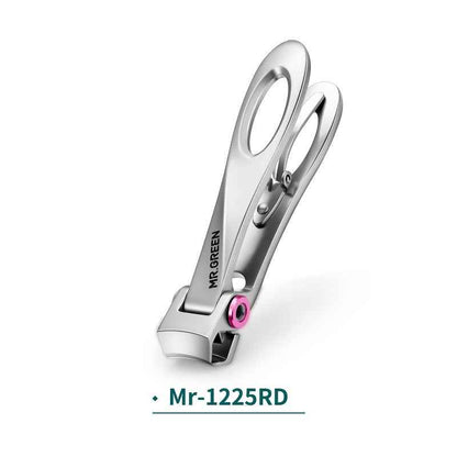 Sarah Express Premium Stainless Steel Nail Clippers for Thick Nails & Toenails - Professional Heavy Duty Trimmer Pink