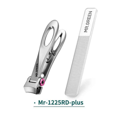 Sarah Express Premium Stainless Steel Nail Clippers for Thick Nails & Toenails - Professional Heavy Duty Trimmer Pink Add rub