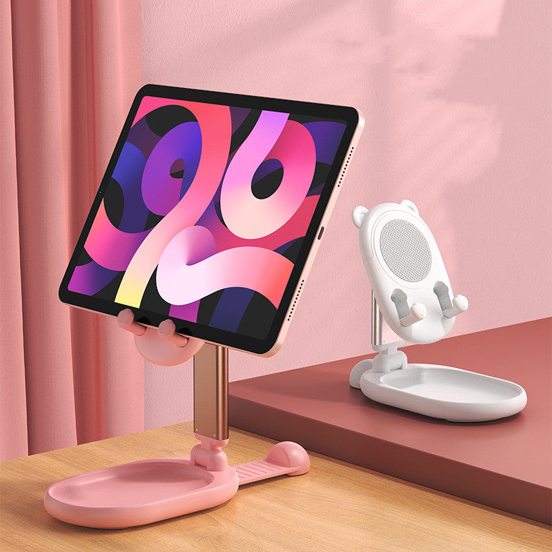 Sarah Express Adjustable Phone Tablet Stand with Mirror for iPhone iPad Desk Holder