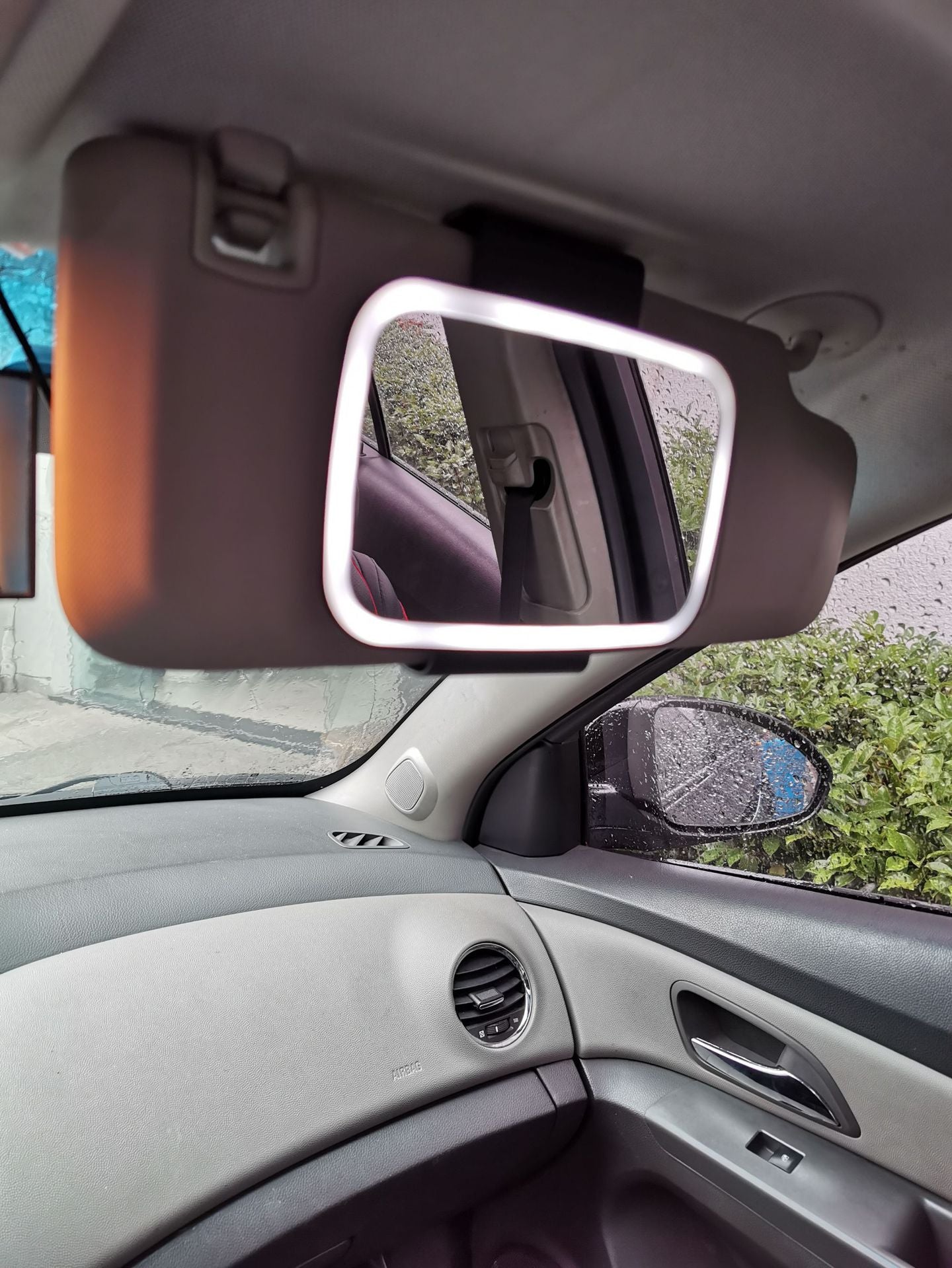 Sarah Express LED Lighted Car Visor Vanity Mirror with Adjustable Brightness