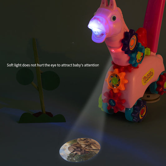 Sarah Express Automatic Bubble Lawn Mower for Kids with Music and Lights