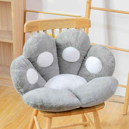 Sarah Express Plush Paw Cushion Floor Seat - Soft Filled Comfort Chair Pillow