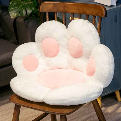 Sarah Express Plush Paw Cushion Floor Seat - Soft Filled Comfort Chair Pillow