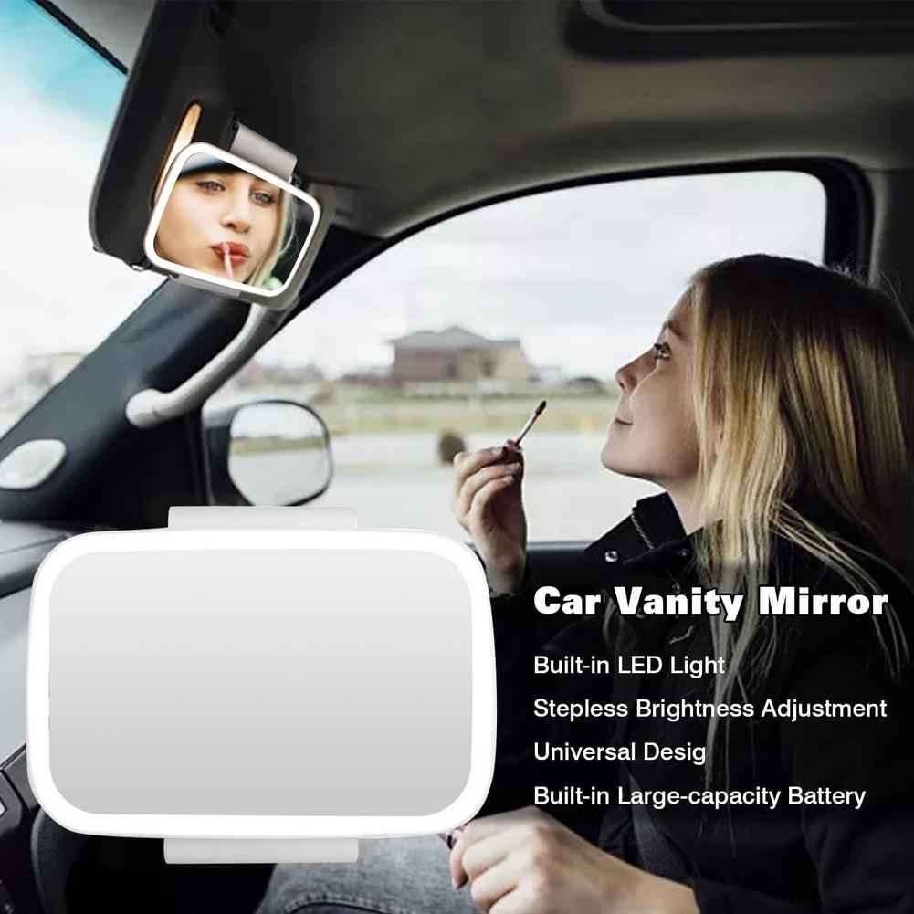 Sarah Express LED Lighted Car Visor Vanity Mirror with Adjustable Brightness