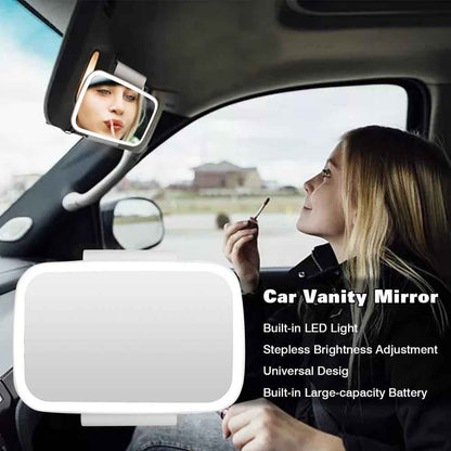 Sarah Express LED Lighted Car Visor Vanity Mirror with Adjustable Brightness