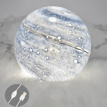 Sarah Express 3D Moon Earth Planet LED Night Light USB Powered Desk Lamp F