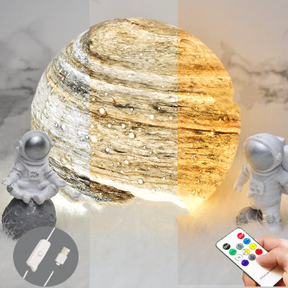 Sarah Express 3D Moon Earth Planet LED Night Light USB Powered Desk Lamp