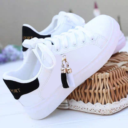 Sarah Express Breathable Mesh Casual Sneakers Black