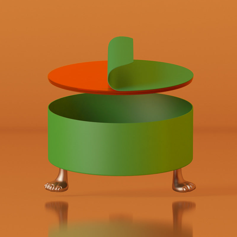 Sarah Express Modern Entryway Organizer Storage Box with Lid - Multi-Purpose Home Organization Green