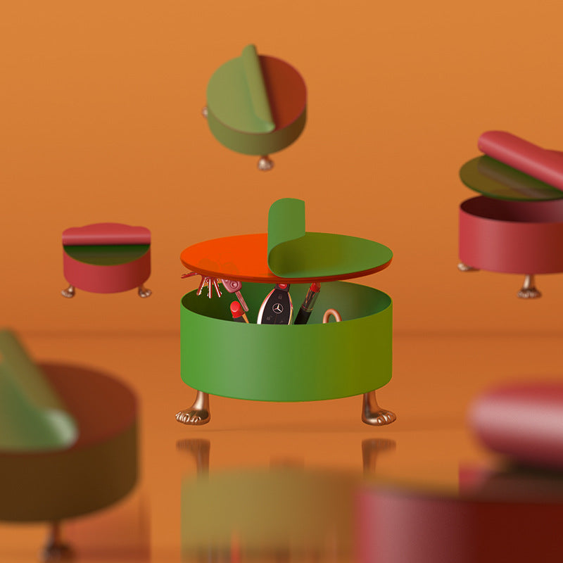 Sarah Express Modern Entryway Organizer Storage Box with Lid - Multi-Purpose Home Organization