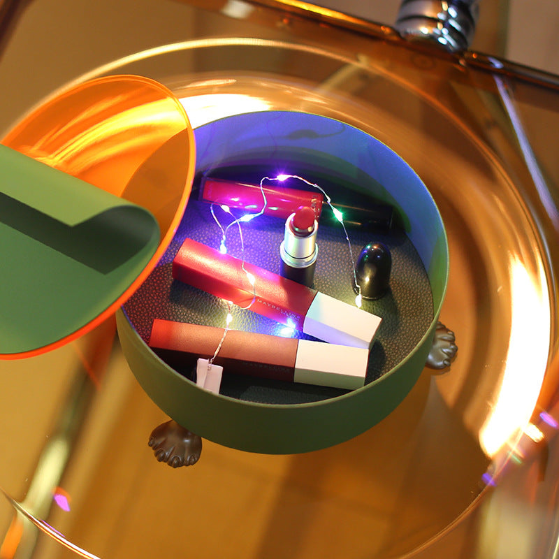 Sarah Express Modern Entryway Organizer Storage Box with Lid - Multi-Purpose Home Organization