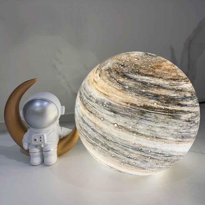 Sarah Express 3D Moon Earth Planet LED Night Light USB Powered Desk Lamp
