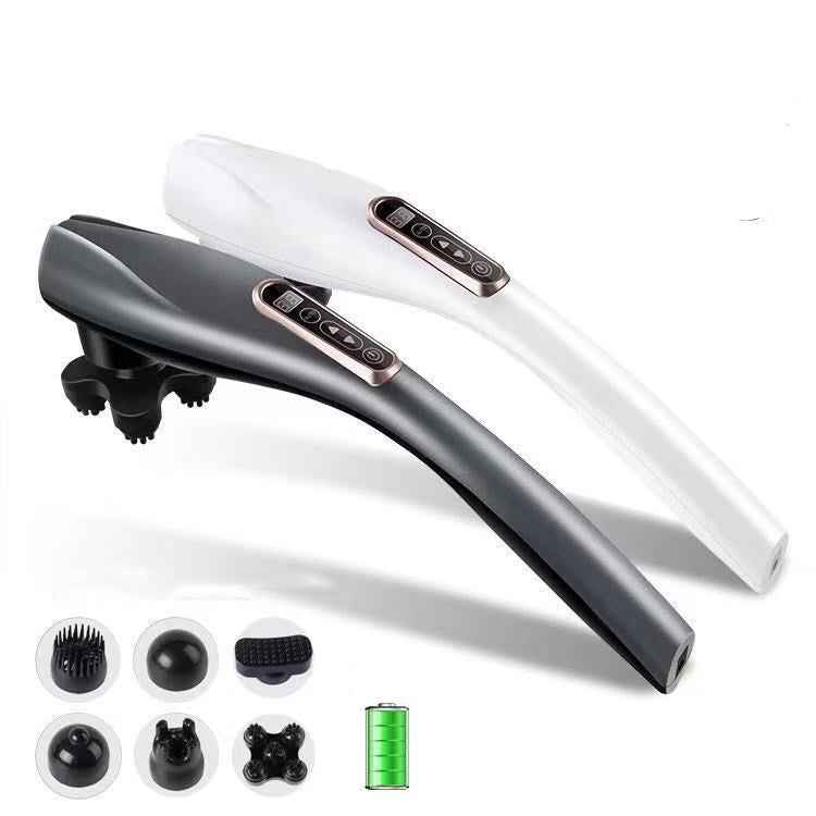 Sarah Express Handheld Electric Massager 6 Head Deep Tissue Percussion Therapy Machine