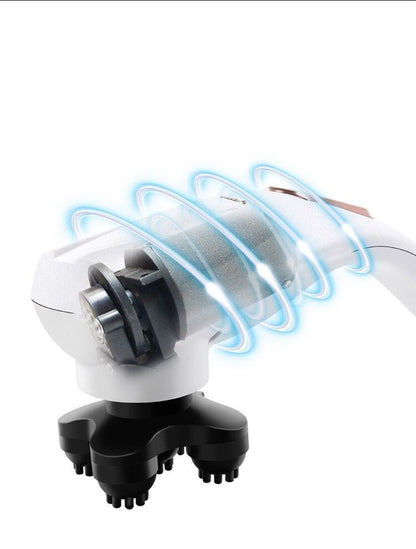 Sarah Express Handheld Electric Massager 6 Head Deep Tissue Percussion Therapy Machine