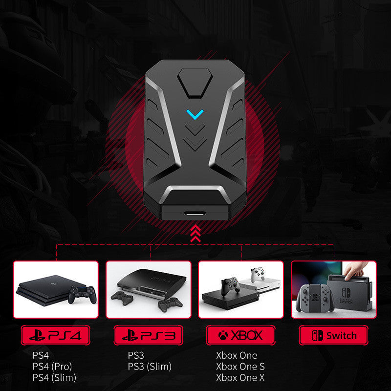 Sarah Express 7-in-1 Gaming Keyboard Mouse Converter for PS4 PS5 Xbox Switch