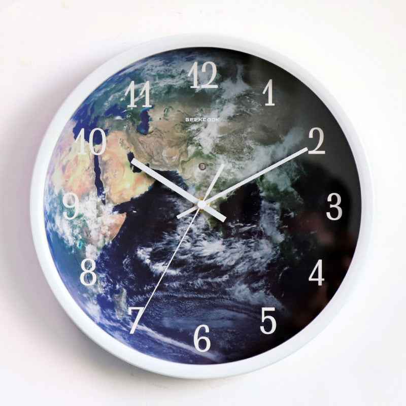 Sarah Express Voice-Activated LED Wall Clock 12 Inch Luminous Night Light Battery Operated White