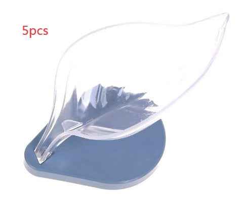 Sarah Express Suction Cup Soap Holder Drain Rack for Kitchen Bathroom Sink Storage Organizer Clear 5pcs