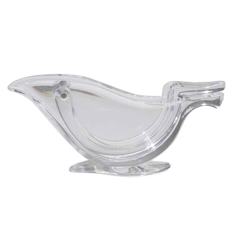 Sarah Express Bird Shape Lemon Juicer - Premium Acrylic Manual Citrus Squeezer Kitchen Gadget 12X2.8X5.2cm 1PC