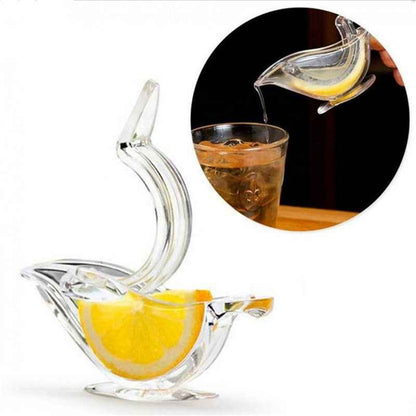 Sarah Express Bird Shape Lemon Juicer - Premium Acrylic Manual Citrus Squeezer Kitchen Gadget