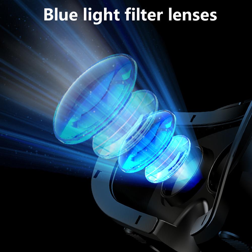 Sarah Express VR Headset 3D Virtual Reality Glasses with Built-in Headphones - Adjustable Myopia Support for Smartphones