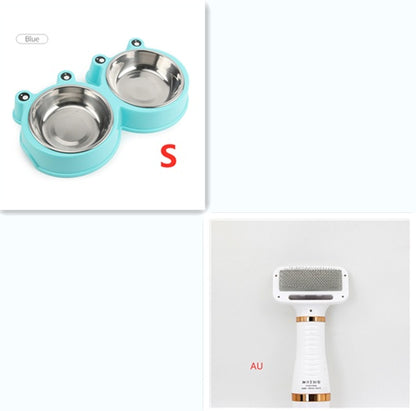 Sarah Express 2-in-1 Pet Hair Dryer Brush Comb for Dogs & Cats Gold Set AU