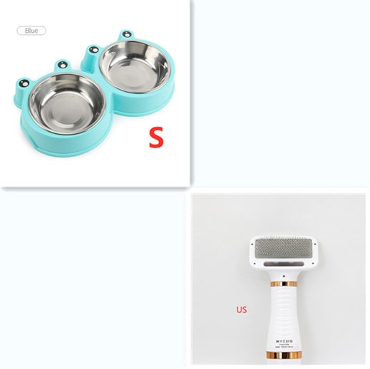 Sarah Express 2-in-1 Pet Hair Dryer Brush Comb for Dogs & Cats Gold Set US