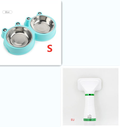 Sarah Express 2-in-1 Pet Hair Dryer Brush Comb for Dogs & Cats Green Set EU