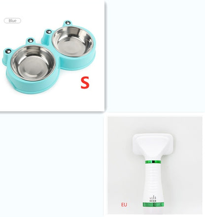 Sarah Express 2-in-1 Pet Hair Dryer Brush Comb for Dogs & Cats Green Set EU