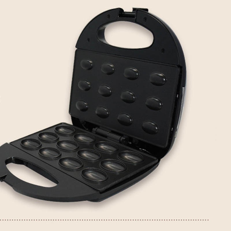 Mini Nut Sandwich Maker - 12-Piece Waffle Baking Machine