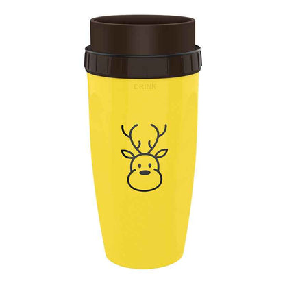 Sarah Express Twist Top Lidless Insulated Tumbler 300ml - Double Wall Leak Proof Travel Cup with Straw 1style 201to300ML