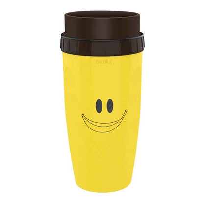 Sarah Express Twist Top Lidless Insulated Tumbler 300ml - Double Wall Leak Proof Travel Cup with Straw 2style 201to300ML