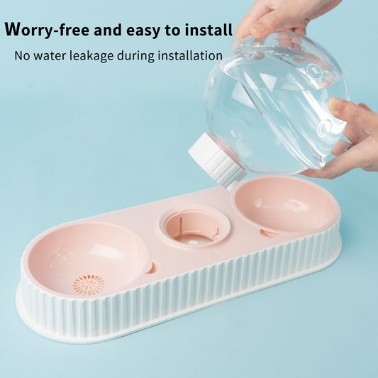 Automatic Pet Water Feeder and Food Dispenser for Cats and Dogs