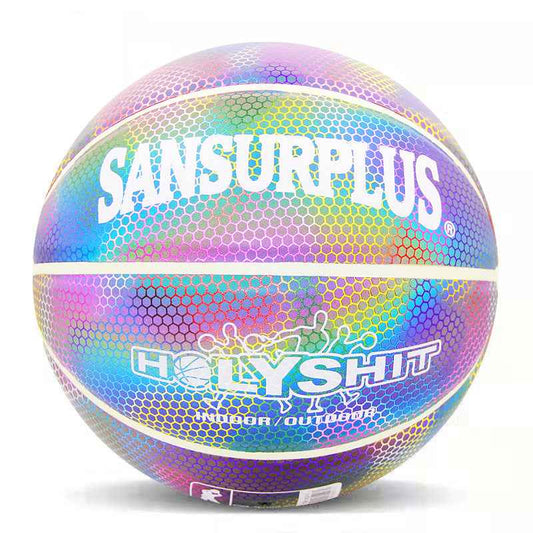 Sarah Express Luminous Glow in the Dark Basketball for Night Games - Official Size 7