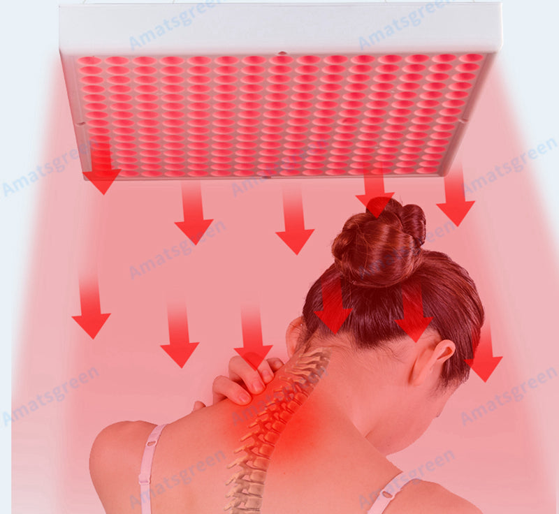 300W Red Light Therapy Panel - Infrared LED for Anti-Aging Skin Rejuvenation and Pain Relief