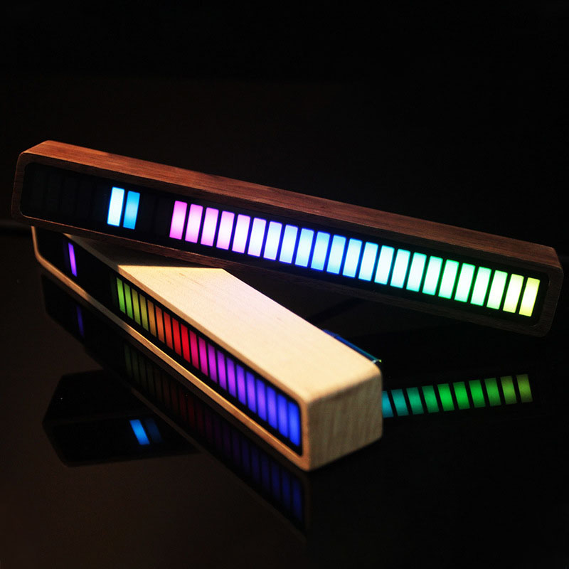 LED Music Spectrum Rhythm Light - Bluetooth Voice Control RGB Atmosphere Lamp