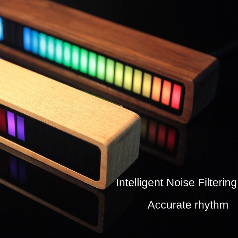 LED Music Spectrum Rhythm Light - Bluetooth Voice Control RGB Atmosphere Lamp