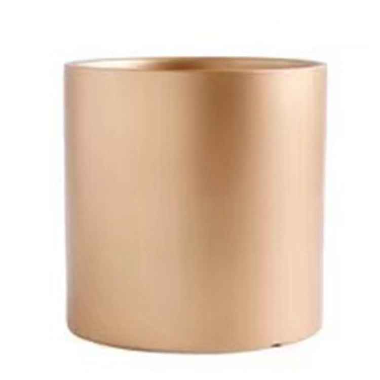 Sarah Express Nordic Ceramic Succulent Planter Pot with Drainage Hole - Desktop Flower Pot for Indoor Plants Gold