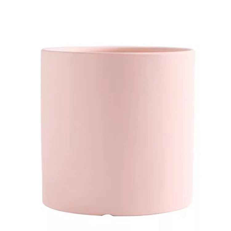 Sarah Express Nordic Ceramic Succulent Planter Pot with Drainage Hole - Desktop Flower Pot for Indoor Plants Leather Pink
