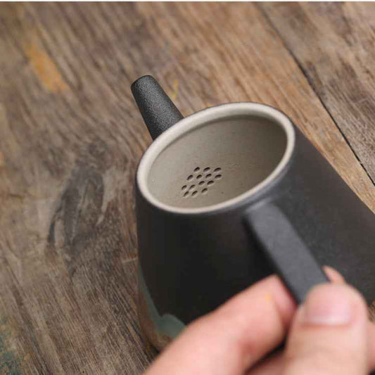 Sarah Express Japanese Ceramic Teapot - Retro Underglaze Single Pot Household Tea Set