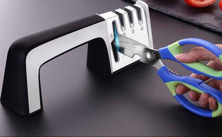 Sarah Express Professional Knife Sharpener - 3-Stage Blade Sharpening Tool for Kitchen Knives