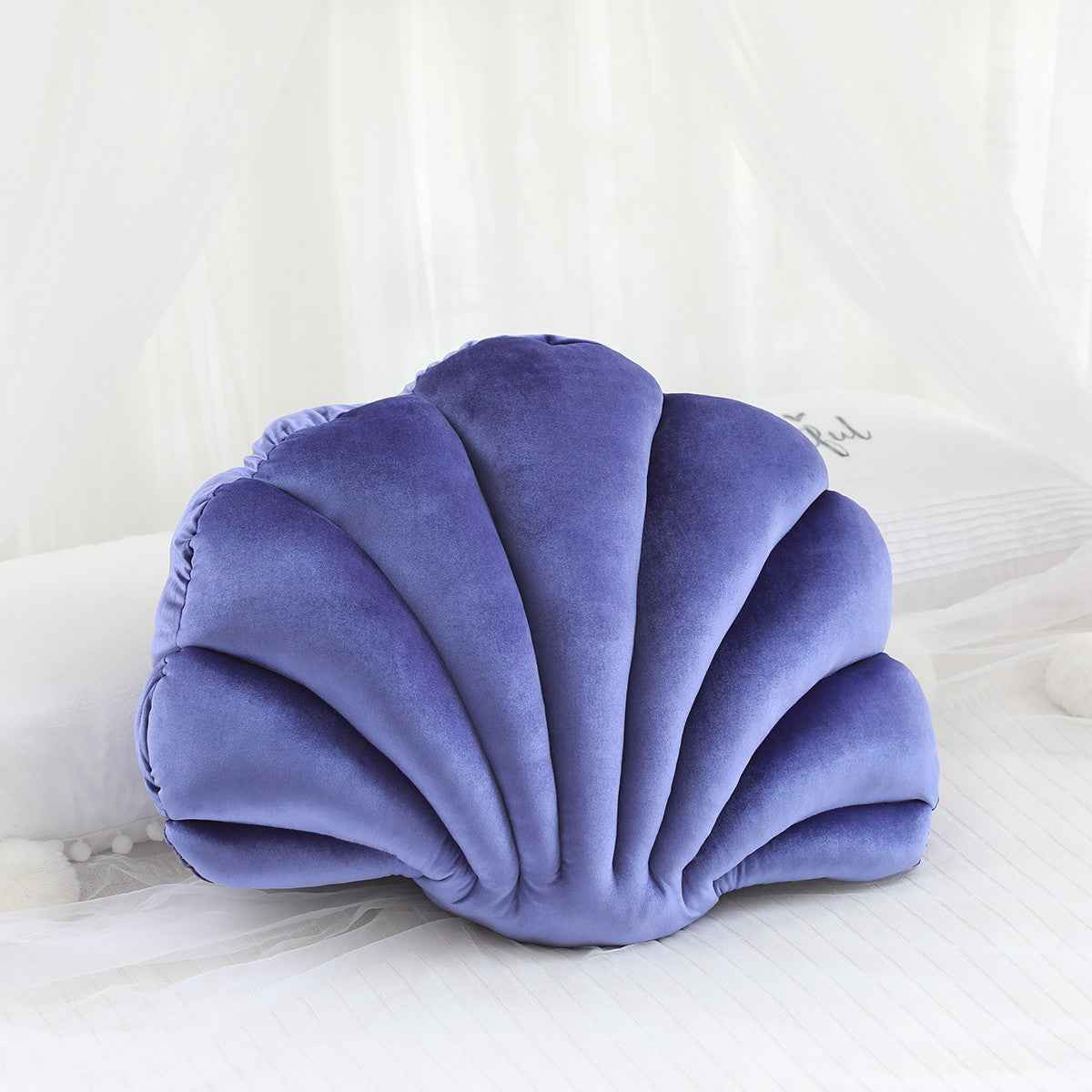 Sarah Express Shell Pillow Cushion - Plush Decorative Throw Pillow for Sofa Bed Home Decor