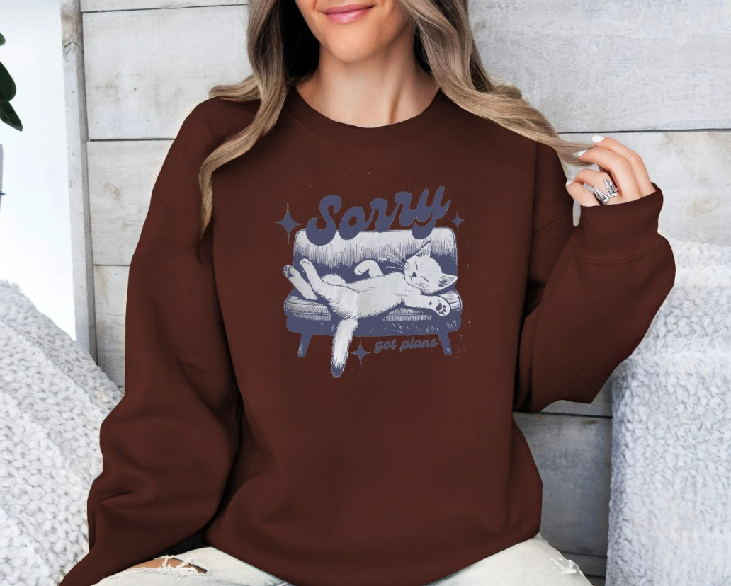 Sarah Express Women's Long Sleeve Hoodie Sweatshirt - Solid Color Pullover Top
