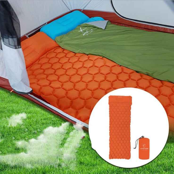 Sarah Express Camping Sleeping Pad Self-Inflating Mattress with Pillow - Ultralight Portable Outdoor Sleeping Mat